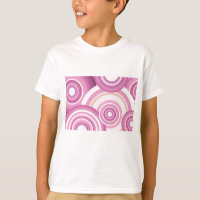Pink Retro Circles Pattern