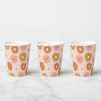 Pink Retro Floral 2nd Birthday