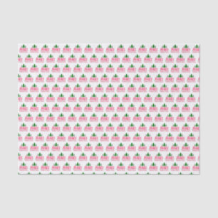 Pink Retro Merry Christmas Tissue Paper