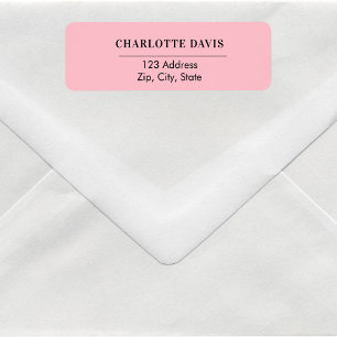 Pink return address 