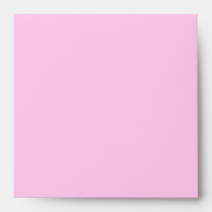PINK Return Address Square Envelopes