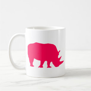 Pink Rhino Coffee Mug