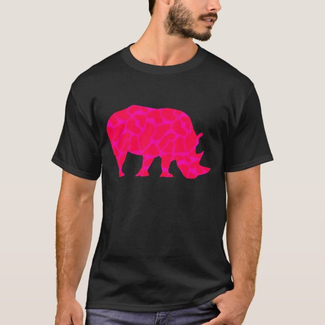 Pink Rhino T-Shirt (Front)
