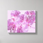 Pink rhododendron blossom floral boho beautiful canvas print<br><div class="desc">This beautiful canvas was created by Berglind Design.

© Berglind Design. All rights reserved.</div>