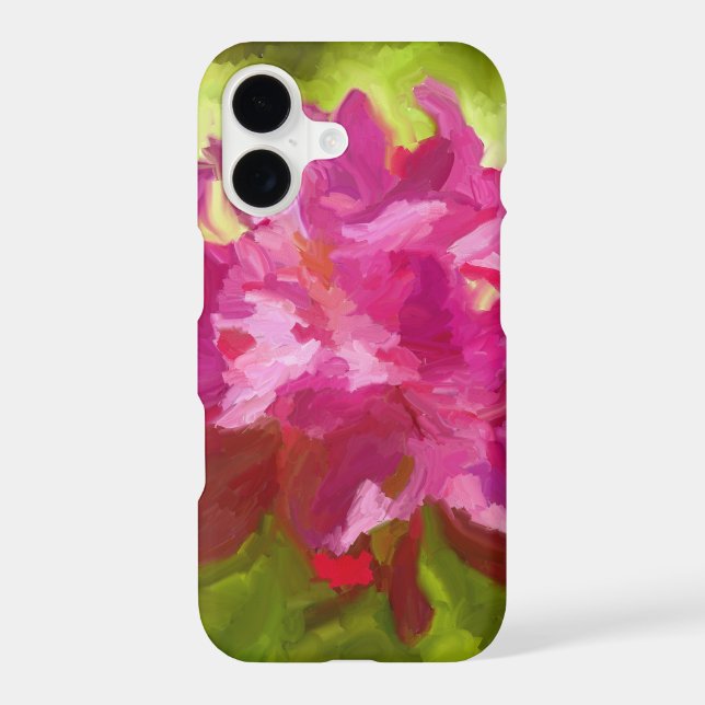 Pink Rhododendron Flower Painting (Back)
