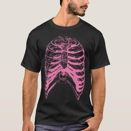 Pink Rib Cage T-Shirt