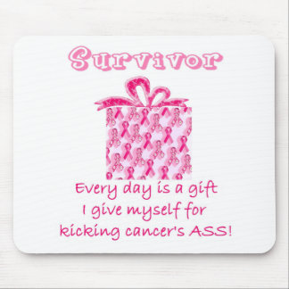 pink ribbon 3 mouse mat