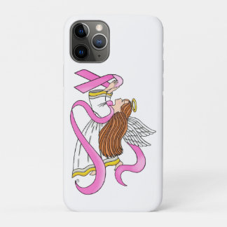 Pink Ribbon Angel iPhone 11 Pro Case