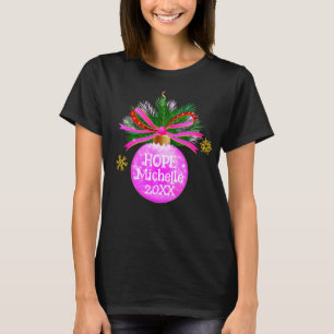 Pink Ribbon Bauble T-Shirt