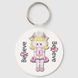 Pink Ribbon Bonnie Keychain