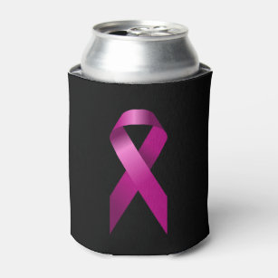 Pink Ribbon Breast Cancer Awareness Can Cooler