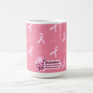 Pink Ribbon Breast Cancer Awareness Coffee Mug