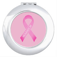 Pink ribbon breast cancer awareness custom warrior
