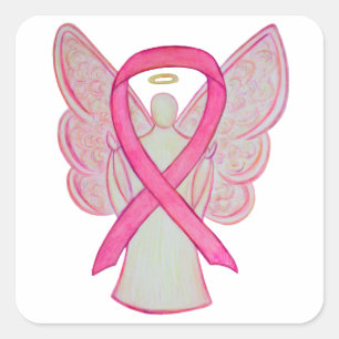 Pink Ribbon Breast Cancer Awareness Decal Stickers