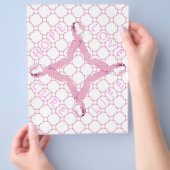 Pink Ribbon Breast Cancer Awareness Flyer (Hand)