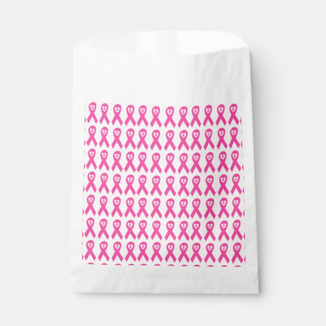 Pink Ribbon Breast Cancer Awareness HOPE Favour Bags (Front)