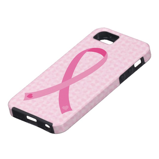 Pink Ribbon Breast Cancer Awareness iPhone 5 Case (Bottom)