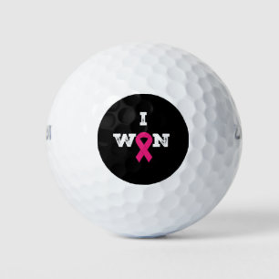Pink Ribbon Breast Cancer Awareness Month I Won Golf Balls