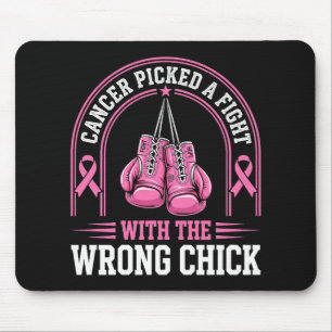 Pink Ribbon Breast Cancer Awareness Pink Fight Mouse Mat