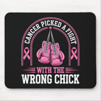 Pink Ribbon Breast Cancer Awareness Pink Fight Mouse Mat