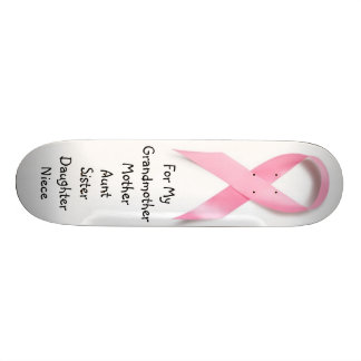 PINK RIBBON BREAST CANCER AWARENESS : SKATEBOARD