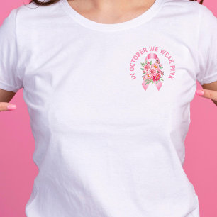 Pink Ribbon Breast Cancer Awareness  Tri-Blend Shirt