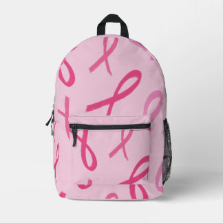 Pink Ribbon Breast Cancer Backpack