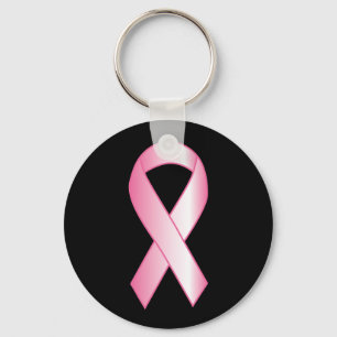 Pink Ribbon Breast Cancer Research Key Ring