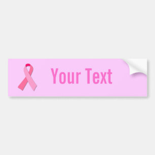 Pink Ribbon Bumper Sticker