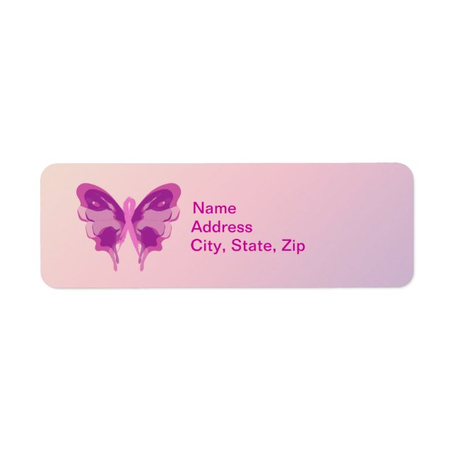 PINK RIBBON BUTTERFLY (Front)