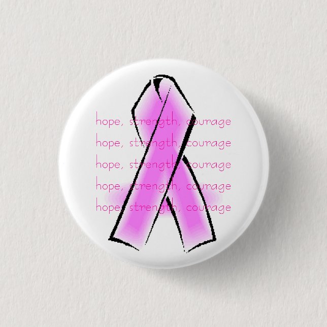 Pink Ribbon Buttons (Front)