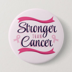 Pink Ribbon Cancer Awareness 7.5 Cm Round Badge