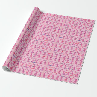 Pink Ribbon Cancer Awareness Wrapping Paper