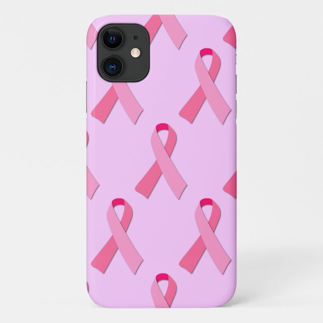 Pink Ribbon Case-Mate iPhone Case (Back)
