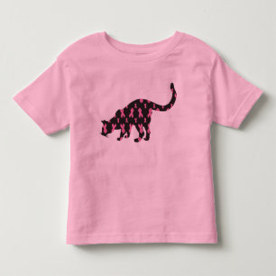 Pink Ribbon Cats for Breast Cancer Toddler T-Shirt