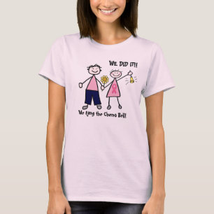 Pink Ribbon Chemo Couple Ring the Bell T-shirt