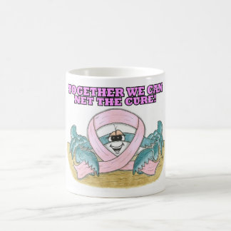 Pink Ribbon Crab Mug
