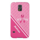 Pink Ribbon Custom Breast Cancer Survivor