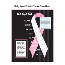 Pink Ribbon Effort Gauge