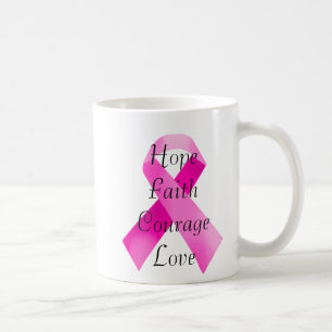 Pink Ribbon Faith Mug