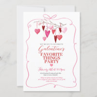 Pink Ribbon Favourite Thing Galentine’s Party