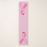 Pink Ribbon for Breast Cancer Awareness Scarf<br><div class="desc">October is breast cancer awareness month.</div>