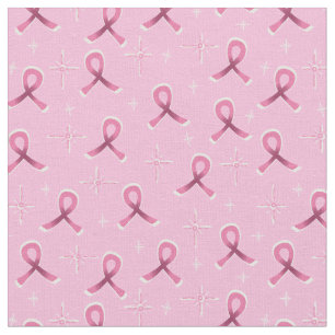 Pink Ribbon for Breast Cancer Pink Fabric