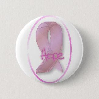 pink ribbon hope button