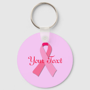 Pink Ribbon Key Ring