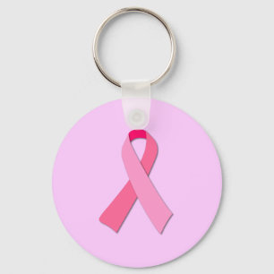Pink Ribbon Key Ring