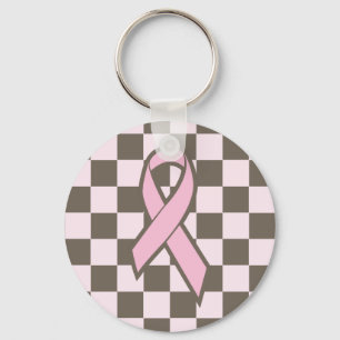 Pink Ribbon Keychain