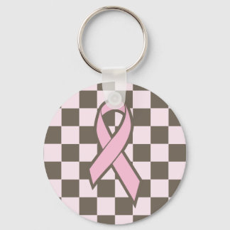 Pink Ribbon Keychain