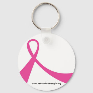 Pink Ribbon Keychain