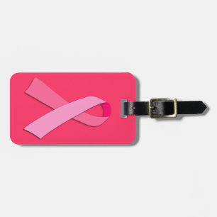 Pink Ribbon Luggage Tag